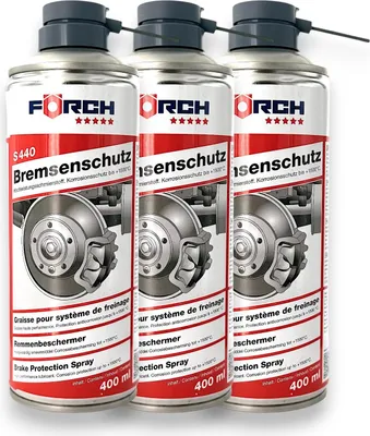 Produktbild von 3x Förch S440 Bremsenschutz Bremsenspray Schmierstoff Schutzspray Bremsen 400ml