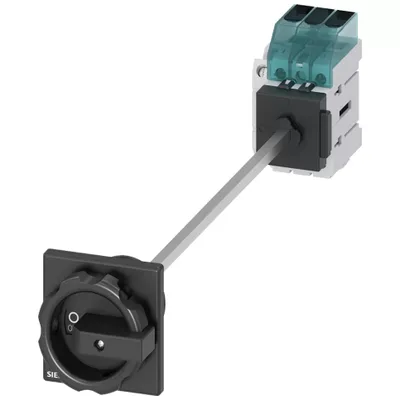 Produktbild von Siemens Lasttrennschalter 3LD3, Hauptschalter, 3P, IP65, 60 mm, 68 mm, 83 mm, 420 mm