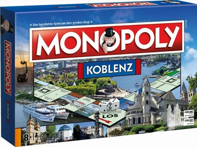 Produktbild von Monopoly Koblenz Stadt City Edition Ausgabe Spiel Gesellschaftsspiel Brettspiel