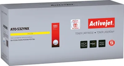 Produktbild von Activejet ATO-532YNX Tonerkartusche (Ersatz für OKI 46490605; Höchste; 6000 seiten; gelb), 6000 Seiten, Gelb, 1 Stück(e)