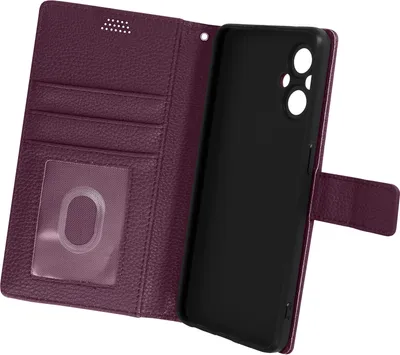 Obrázok produktu pre Avizar, umelá kožená obal na telefón Oppo Reno 8 Lite 5G s priehradkami na karty, fialová farba