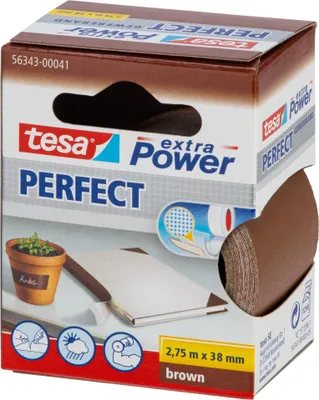 Produktbild von Tesa Gewebekleb. 2,75m x 38mm extra Power braun Perfekt 56343