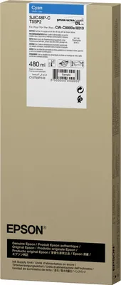Produktbild von Epson SJIC48P-C, Cyan, 480 ml, 1 Stück(e), Einzelpackung