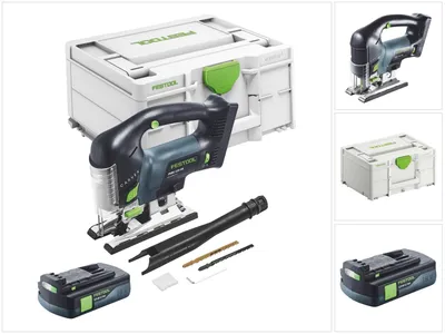 Produktbild von Festool CARVEX PSBC 420-Basic Akku Pendelstichsäge 18 V 120 mm Brushless + 1x Akku 3,0 Ah + Systainer - ohne Ladegerät