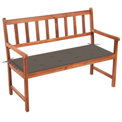 Immagine prodotto di Panchina da giardino con cuscino 120 cm in legno massiccio di acacia