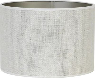 Produktbild von Light & Living - Lampenschirm Saverna - Weiß - 25x25x18cm - Stoffschirm für E27
