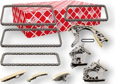 Produktbild von FEBI BILSTEIN 101882 Steuerkettensatz Steuerkette für AUDI A6 Avant (4F5, C6) A6 Limousine (4F2, C6) A5 Coupe (8T3) Q7 (4LB) für VW Touareg