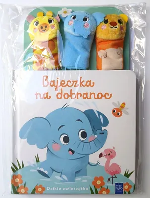 Produktbild von Książeczka. Bajeczka na dobranoc z pacynkami - Dzikie zwierzątka