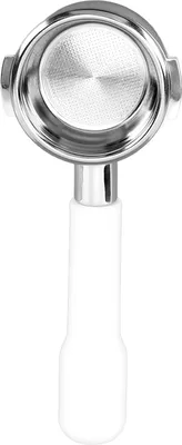 Image de Café -Portafilter 58 mm E61 Filtre monocouche sans fond Handlheld f��r Home Shop C2 plastique blanc