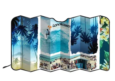 Produktbild von LONGBOARD Frontscheibenabdeckung windschutz 078082 Fahrzeugfrontscheibe 140cm 80cm