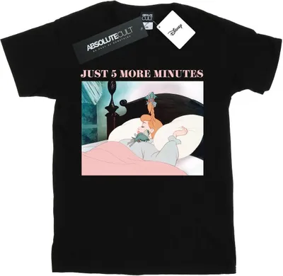 Produktbild von Disney - "Princess Just Five More Minutes" T-Shirt für Damen BI42954 (S) (Schwarz)
