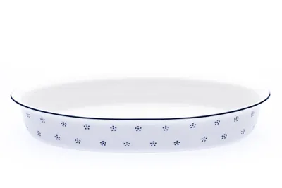 Image de Cocotte ovale, 36 cm, bleu Valbella, porcelaine tchèque, G. Benedikt