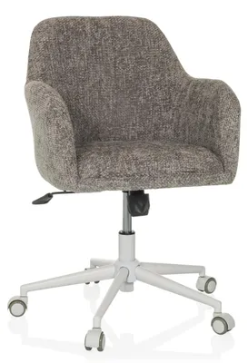 Produktbild von hjh LIVING Home Office Bürostuhl SOLAO HOME Schreibtischstuhl mit Armlehnen Stoff Drehstuhl