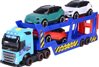 Immagine prodotto di Dickie Go Real Volvo Car Transporter 203747017 - 3 Volvo XC40 Ricarica auto giocattolo