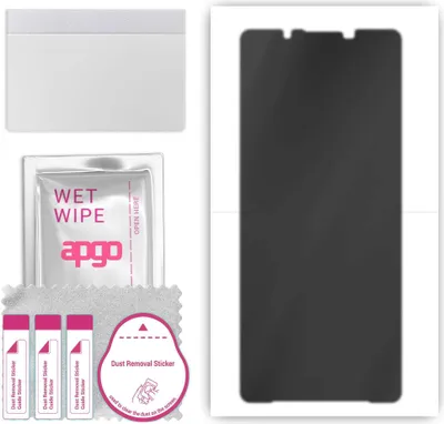 Produktbild von apgo Hydrogel Blickschutzfolie, Matt, kompatibel mit Sony Xperia 5 V, Privacy Displayschutzfolie, Schutzfolie mit Positionierhilfe, Anti-Spy, kratzfest, einfache Montage