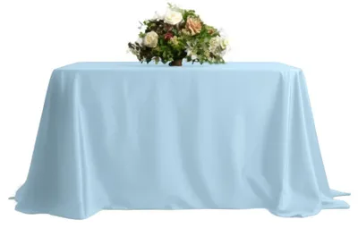 Produktbild von obrus stół 230x230cm wesele bankiet klasyczny Tischdecke 230 × 230 cm in Hellblau – Klassische Tischwäsche für den Esstisch