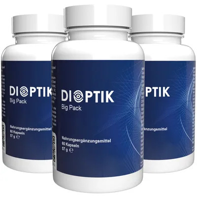 Produktbild von Dioptik - 180 Kapseln (3x60 Kapseln), 3er Pack