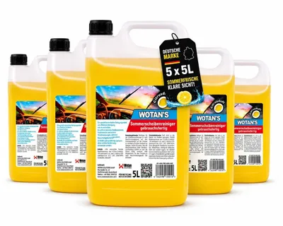 Produktbild von 25 L Scheibenreiniger Wischwasser Sommer Citrusduft 5x 5 L