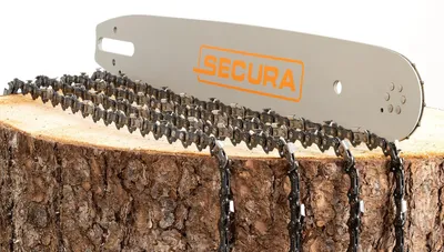 Produktbild von 4x Sägekette + Schwert SECURA 40cm 325-1,6-67 passend Stihl 024 024AV 024AVEQ