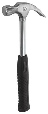 Produktbild von RUTHE Klauenhammer 755g Amerikanische Form mit Stahlrohrstiel