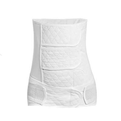 Produktbild von Postpartale Unterstützung 3 in 1 Bauchband Nach Geburt High Elastischen Postpartum Gürtel für Damen Nach Kaiserschnitt -Bauch/Taille/Becken Gürte L