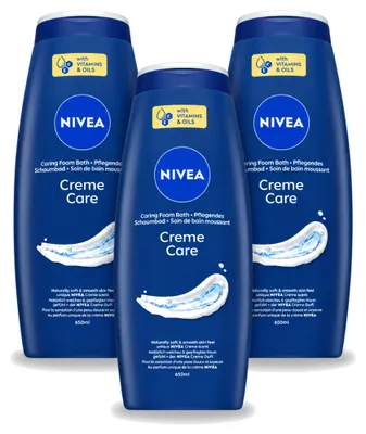 Produktbild von 3 x Nivea Creme Care Pflegedusche - 650 ml - Vorteilspackung - 3 Stücke