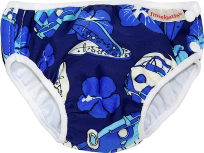 Produktbild von Imse Vimse Schwimmwindel, Badewindel, Aquawindel, Babybadehose Blue Hawaii NB (Newborn) 4-6 kg