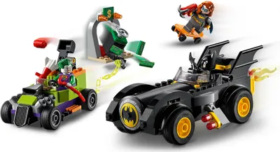 Produktbild von LEGO 76180 DC Batman vs. Joker: Verfolgungsjagd im Batmobil, Set mit Autos und Superhelden für Kinder ab 4 Jahre