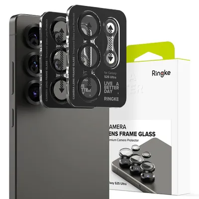 Zdjęcie produktu dla Osłona Aparatu Ringke Camera Frame Protector 2-Pack Galaxy S25 Ultra Black