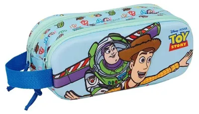 Produktbild von Safta Toy Story Double 3d Mäppchen Blau Mann Blau One Size