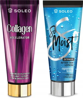 Zdjęcie produktu dla Soleo Collagen 200Ml Przyspieszacz Opalania + Balsam Po Opalaniu 150