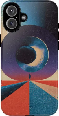 Produktbild von Surreales Geometrie-Spiralmotiv – Hülle Kompatibel mit iPhone 16 Plus