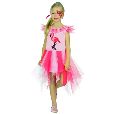 Produktbild von Kinder Flamingo Kostüm / Größe: 128 (ca. 6-7 Jahre)