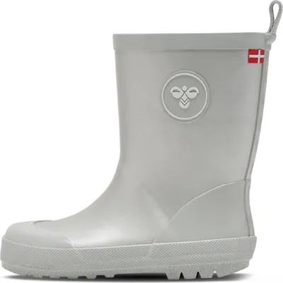Produktbild von Hummel Rubber Boot Jr Kinder Gummistiefel Regenstiefel Stiefel Kinderstiefel wasserdicht silber 206511-1508, Schuhgröße:24 EU