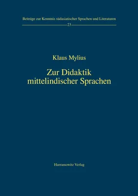 Produktbild von Zur Didaktik mittelindischer Sprachen