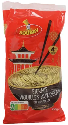 Produktbild von Soubry Chinese Eiermie 250g – Authentische asiatische Eiernudeln, vielseitig & hochwertig