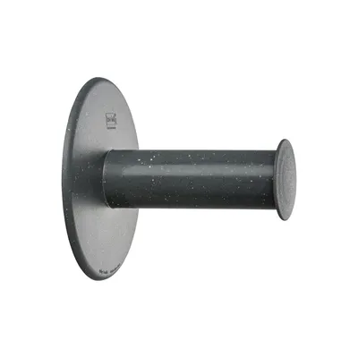 Produktbild von Koziol WC-Rollenhalter Plug N Roll, Toilettenpapierhalter, Organic Recycled, Recycled Ash Grey, 1410120