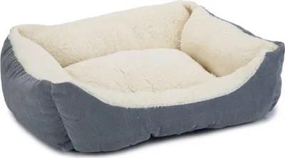 Produktbild von Beeztees Mogina - Katzenbett - Plüsch - blau - 45x37x18 cm