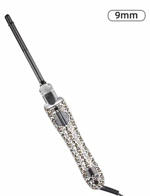 Produktbild von INF Automatischer Lockenstab 9mm US-Stecker - Tourmalin-Keramik-Lauf, 10 Heizstufen, Nass & Trocken, 360° Drehkabel, Automatische Abschaltung Mehrfarbig
