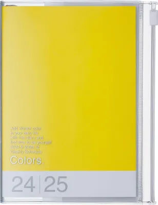 Produktbild von MARK'S 2024/2025 Taschenkal. A6 vertikal, COLORS // Yellow