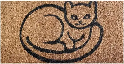 Produktbild von Bestlivings Fußmatte Kokos Schuhabtreter 25x50cm (Katze)