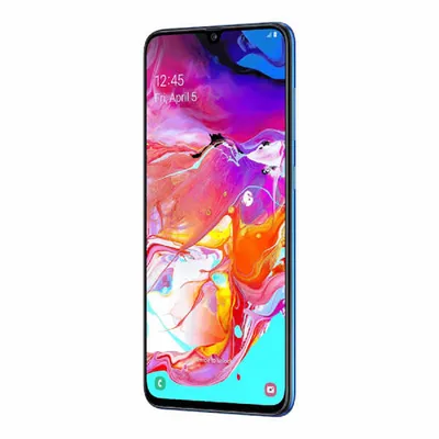 Produktbild von Samsung Galaxy A70 SM-A705FN/DS 17 cm (6.7") Dual-SIM Android 9.0 4G USB Typ-C 6 GB 128 GB 4500 mAh Blau