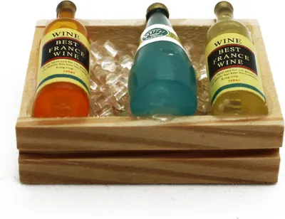 Produktbild von Puppenhaus Wein Kiste | Miniaturen 1zu12