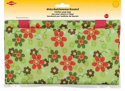 Produktbild von KLEIBER Wäscheklammerbeutel "Blumen"