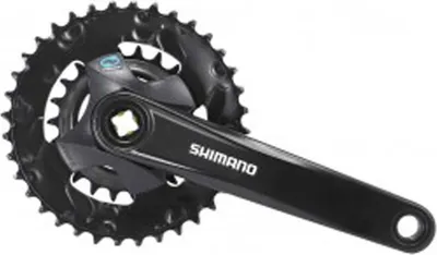 Obrázok produktu pre KRG Shimano Altus 22/36 zubov 170mm FC-M315 čierna,bez KSS,7-8-f.4-stranný
