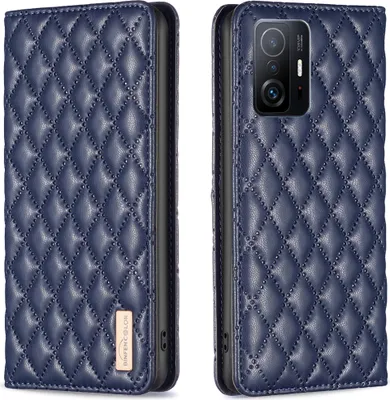 Obrázek produktu pro Xiaomi 11T Pro Pouzdro, Elegantní Flip Kožené Pouzdro s Kapsami na Karty a Stojánkem pro Xiaomi 11T / 11T Pro modré