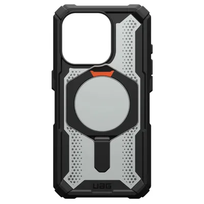 Produktbild von Urban Armor Gear Plasma XTE, Cover, Apple, iPhone 15 Pro, 15,5 cm (6.1"), Schwarz, Orange