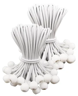Immagine prodotto di Elastici con sfera, 15 cm - confezione da 100 pezzi - colore bianco