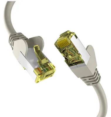 Produktbild von EFB CAT6a GRAU 1m Patchkabel S/FTP PIMF
