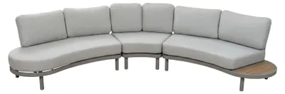 Produktbild von Lounge-Sofa Bari | 3-teilig | Beige & Camel